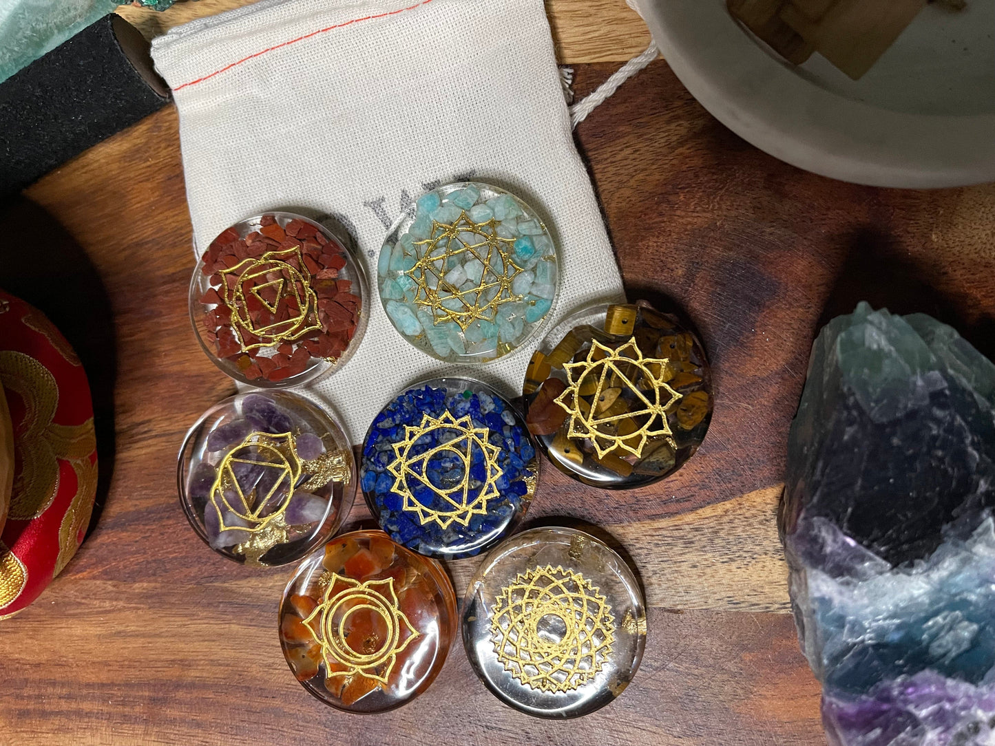 7 Chakra Stone Set - OwlReiki