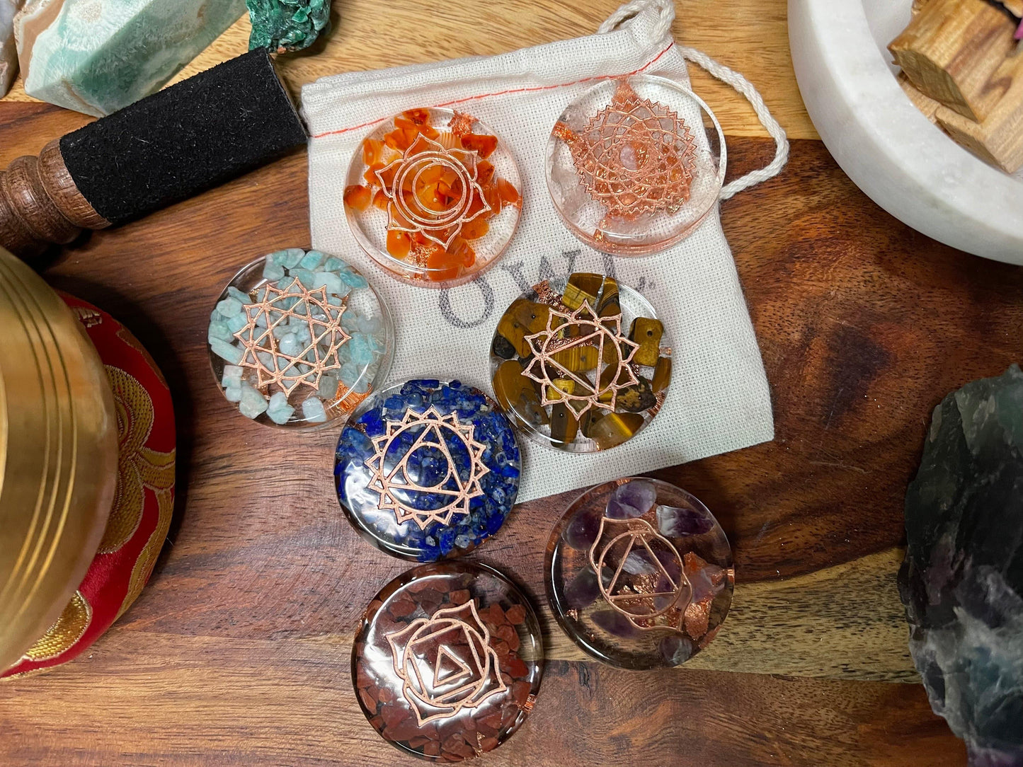 7 Chakra Stone Set - OwlReiki