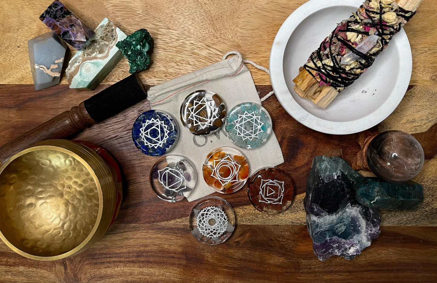 7 Chakra Stone Set - OwlReiki