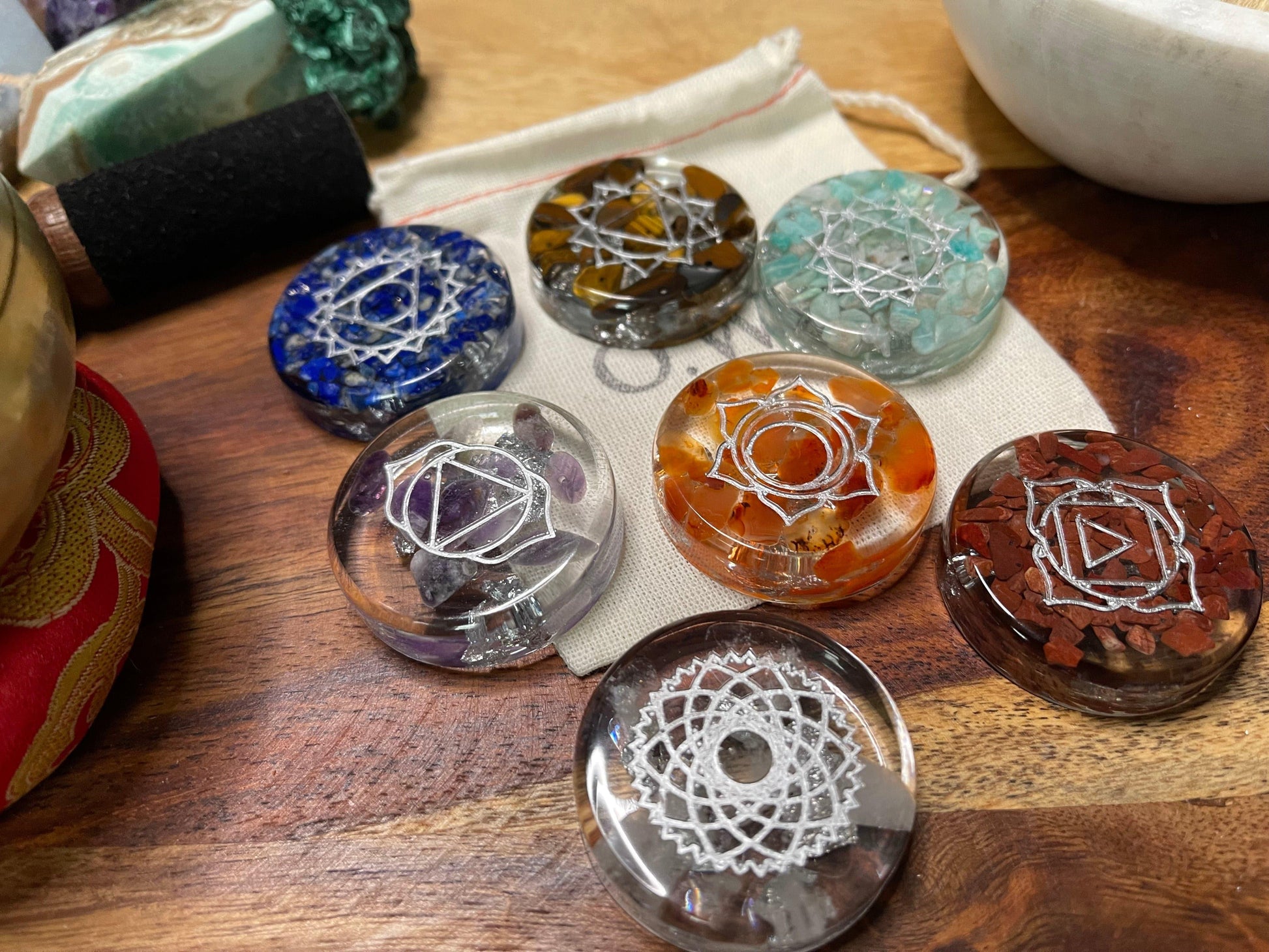 7 Chakra Stone Set - OwlReiki